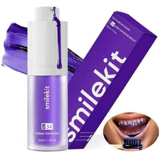 Premium Quality V34 Color Corrector Serum- Purple Toothpaste